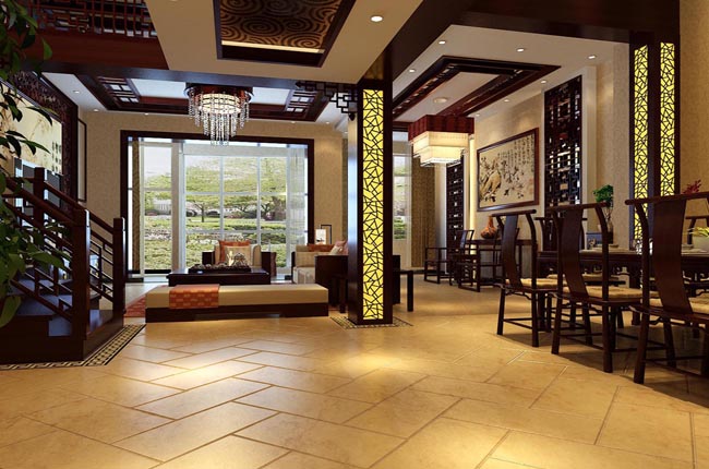 中式風(fēng)格設(shè)設(shè)計(jì)案例——優(yōu)山美地中式別墅設(shè)計(jì)方案展示----[四合茗苑](圖文)