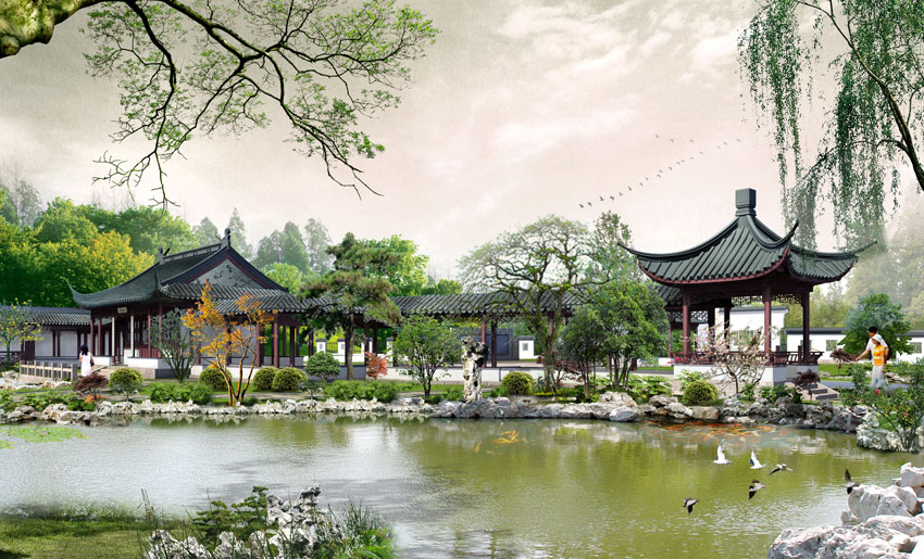 細(xì)節(jié)品味 廣州中式四合院設(shè)計(jì)洞見(jiàn)玄機(jī)----[四合茗苑](圖文)