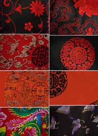 艷麗中式布藝 ， 營造濃郁東方風情