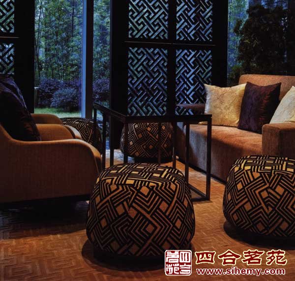 巧用織物烘托室內(nèi)氣氛