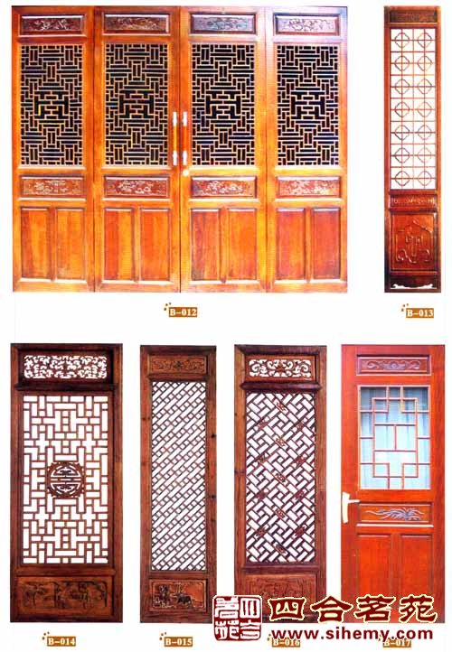 中式現代木門具有中國傳統木門的美感