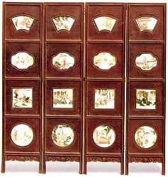 中式配飾之屏風，讓古樸中多點韻味