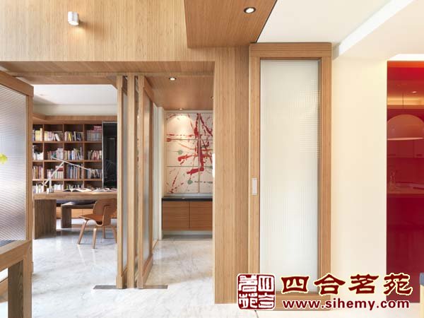 干凈利落的簡約中式住宅