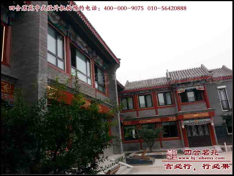 中式別墅裝修案例——中西式合并觀唐別墅施工中