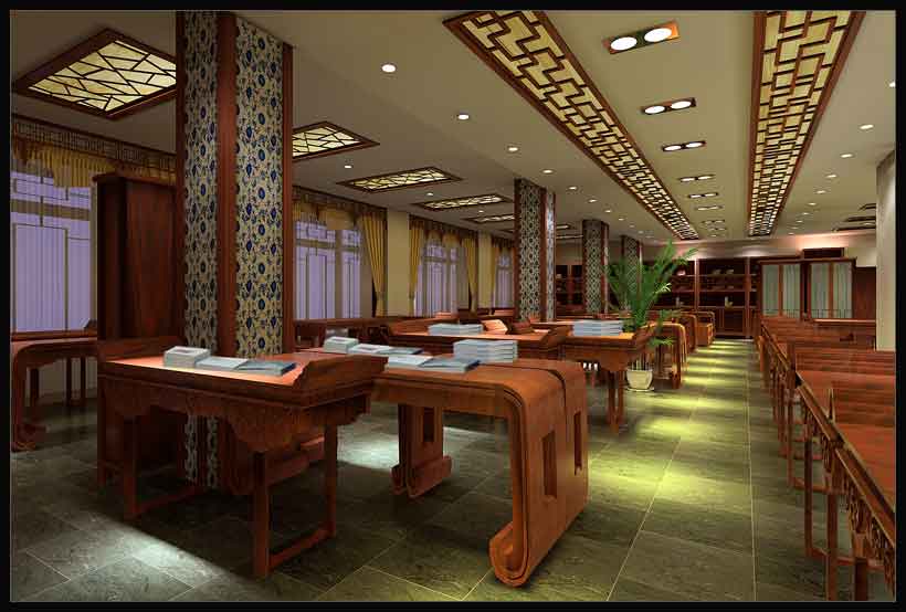 甘肅蘭州黃河書屋效果圖一