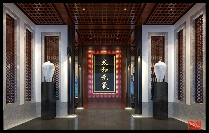 太倉私人中式會所效果展示