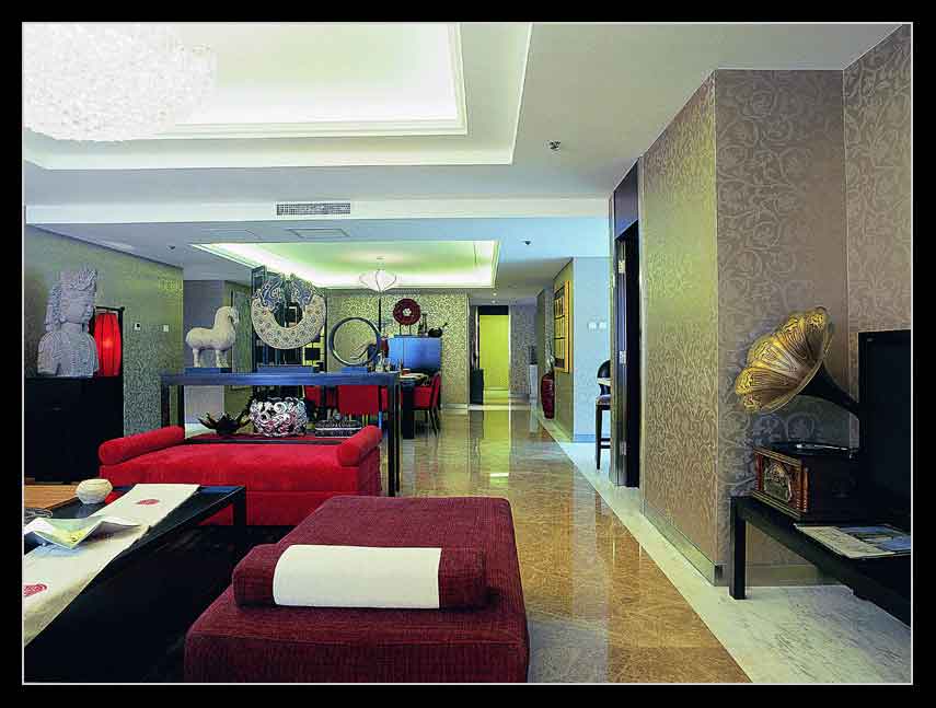 北京官園西派現代中式別墅樣板房