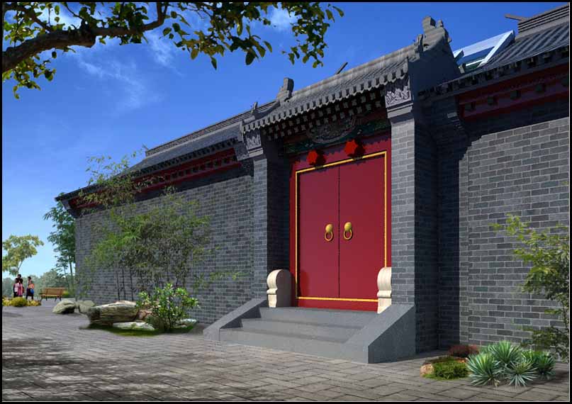 西單文昌胡同四合院中式設計----[四合茗苑](圖文)