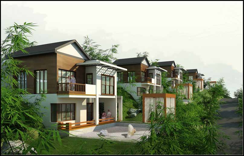 廣東韶關大森林溫泉四合院中式設計(二)