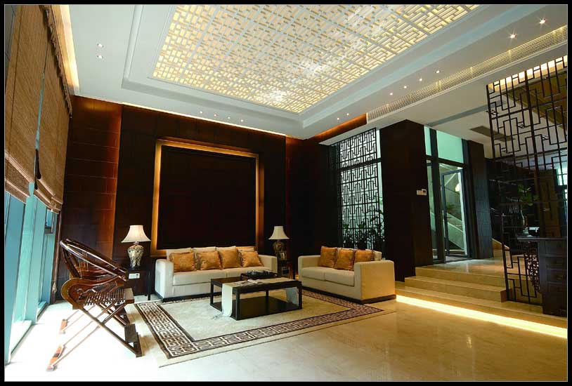 濱海御庭T1型中式別墅樣板間展示