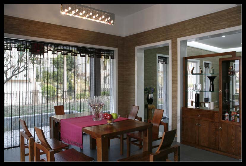 廣州峰雅園現代中式別墅樣板間