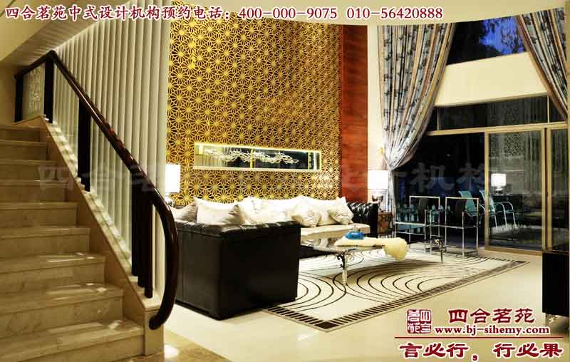 別墅裝修：古典中式分格與現代風格的完美結合