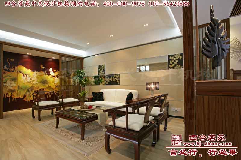 銘庭天華現代中式別墅樣板間設計案例展示