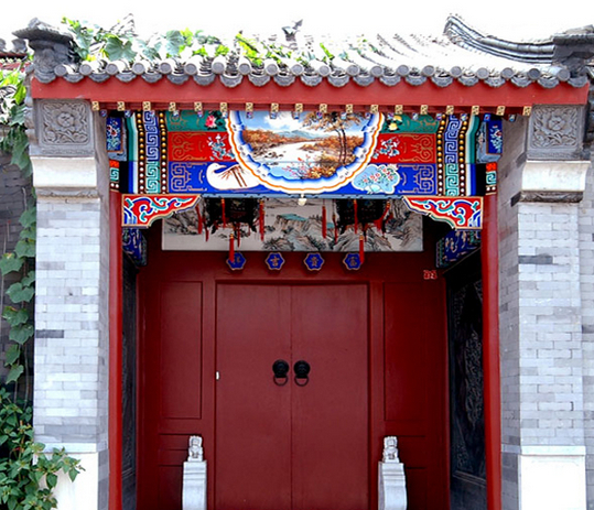 北京四合院建筑設(shè)計(jì)中的油飾