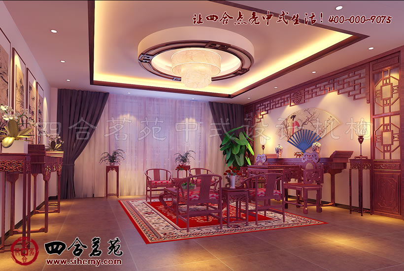 宏觀大氣 古典中式展廳設計——福建協立家具展廳