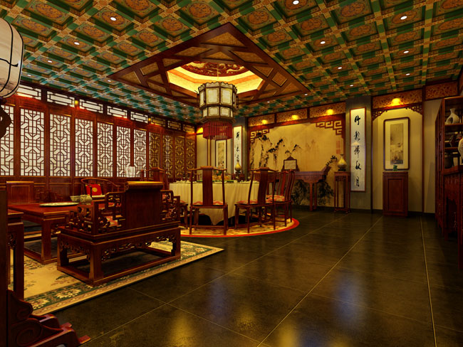 銜接有序 蕪湖新中式酒店設計空間運用融合的藝術欣賞----[四合茗苑](圖文)