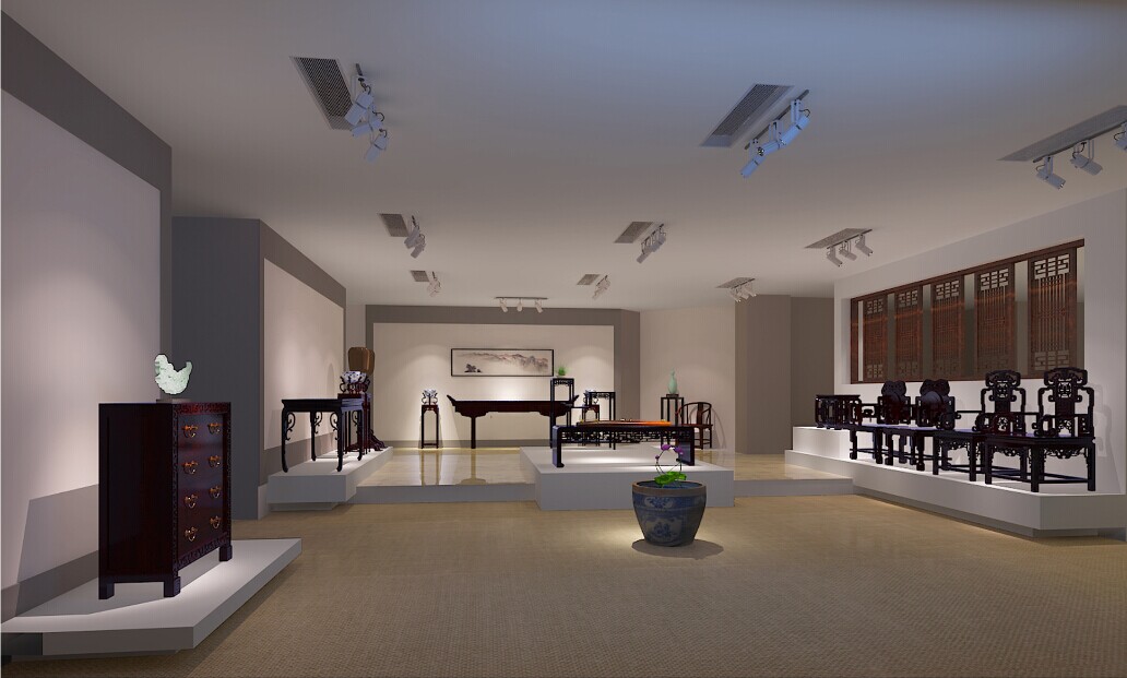 紫檀會館設計案例彰顯古典中式風范----[四合茗苑](圖文)
