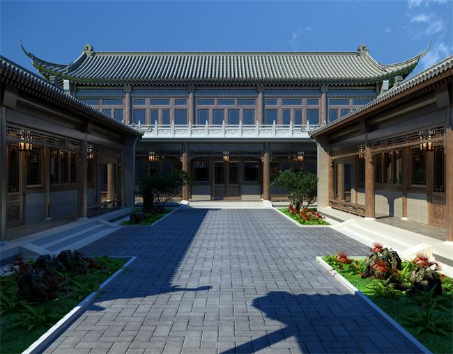 與時(shí)俱進(jìn) 現(xiàn)代中式四合院設(shè)計(jì)空間藝術(shù)----[四合茗苑](圖文)