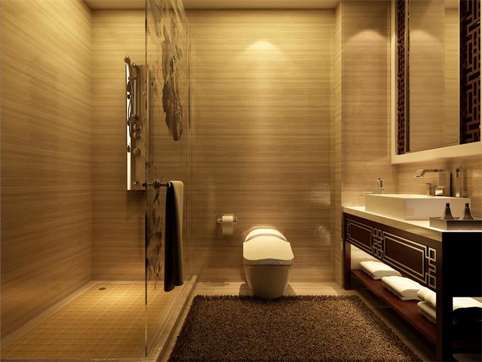 現(xiàn)代中式會(huì)所客房衛(wèi)生間設(shè)計(jì)