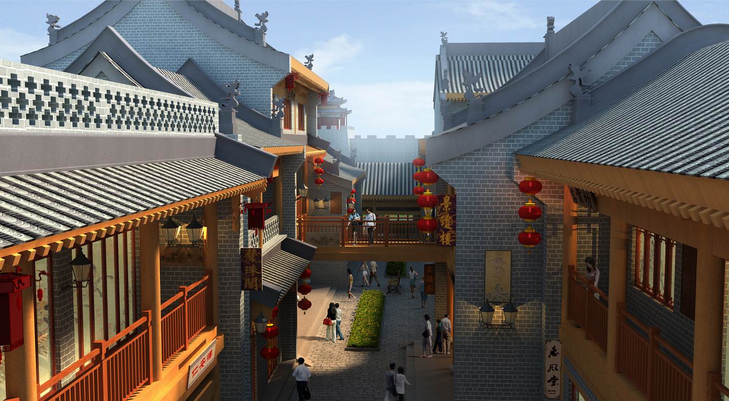 對(duì)稱布局 新四合院設(shè)計(jì)----[四合茗苑](圖文)