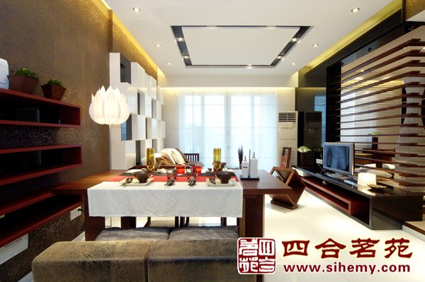 中式文化與日本文化結合裝修案例