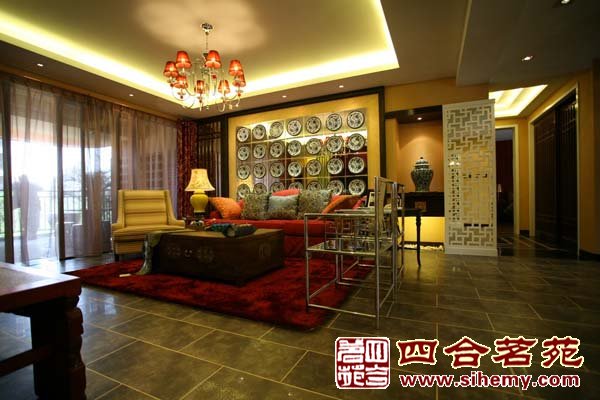 現代中式風格裝修有很強的中國傳統文化特色